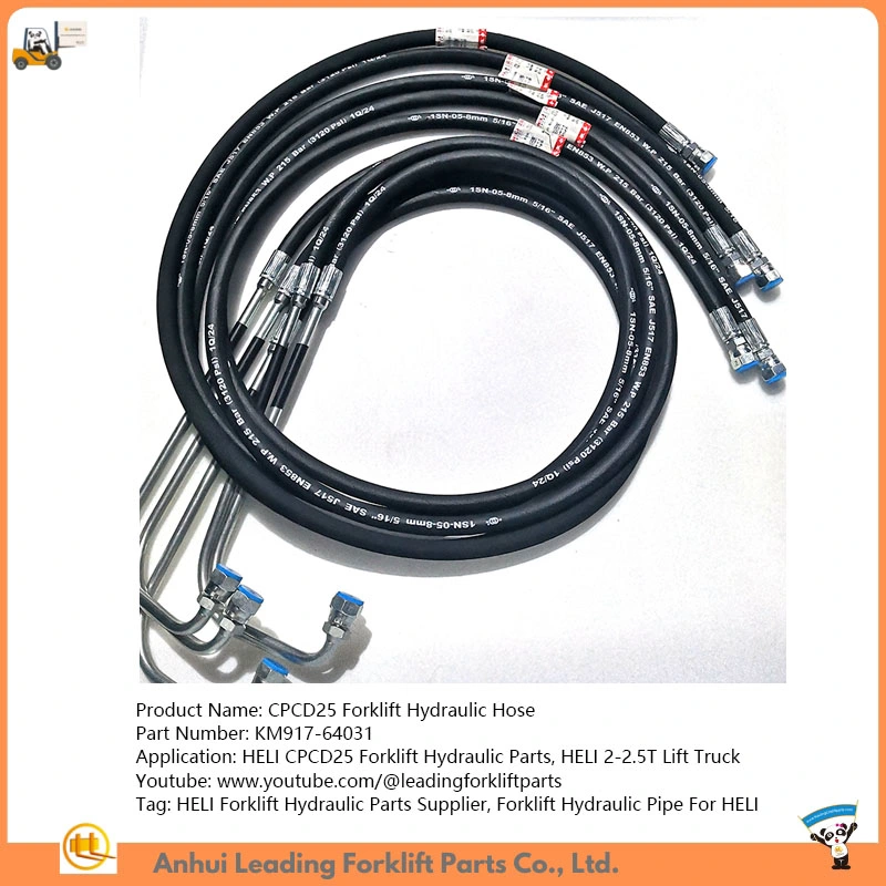 Heli Forklift Hydraulic Parts High Pressure Hose Sales for Cpcd25 Lift Truck