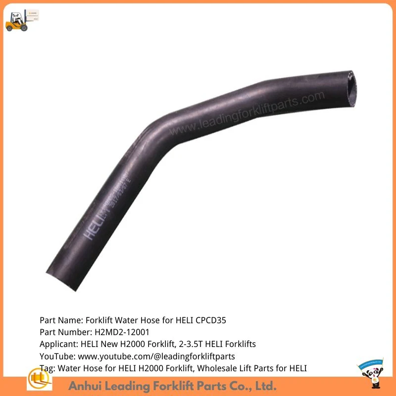 Forklift Engine Cooling Parts Radiator Water Hose Heli H2000 Forklift Parts Replacement