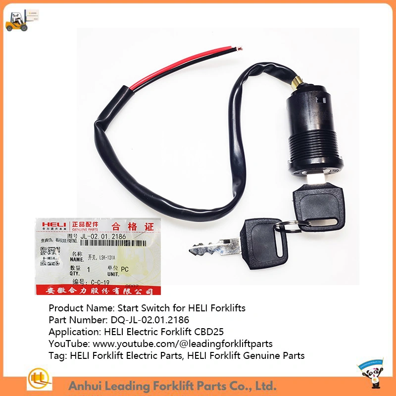 Heli 2.5t Forklift Start Switch Cbd25j Electric Lift Truck Parts Supply