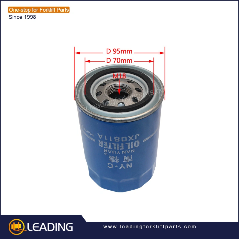 Forklift Spare Parts Oil Filter Element for Kubota Forklift for Heli H2000 Heli 25 Forklift JAC