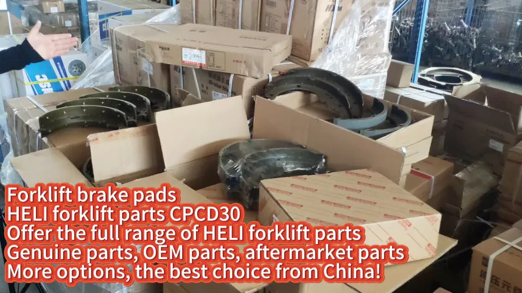 China Heli Forklift Parts Supplier Brake Pads Shoes for Cpcd30 Cpcd35 Cpcd70