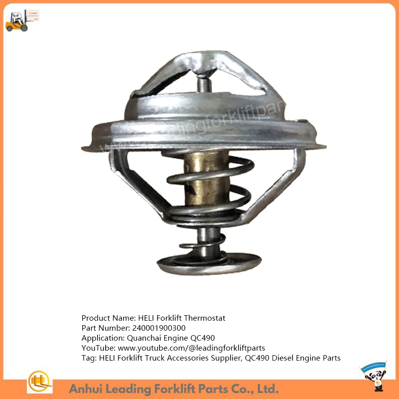 Heli Forklift Truck Accessories Supplier Thermostat for Quanchai Engine QC490 240001900300