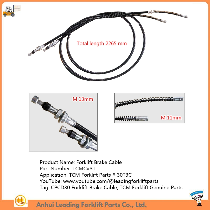 Fork Truck Parking Brake Cable for Heli 5 Ton Electric Forklift Parts