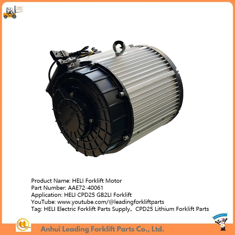 Heli Electric Forklift AC Traction Motor for Cpd25 GB2li Lithium Forklift Parts