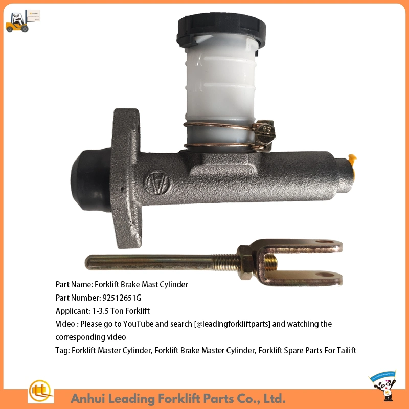 Forklift Brake Master Cylinder for Tailift