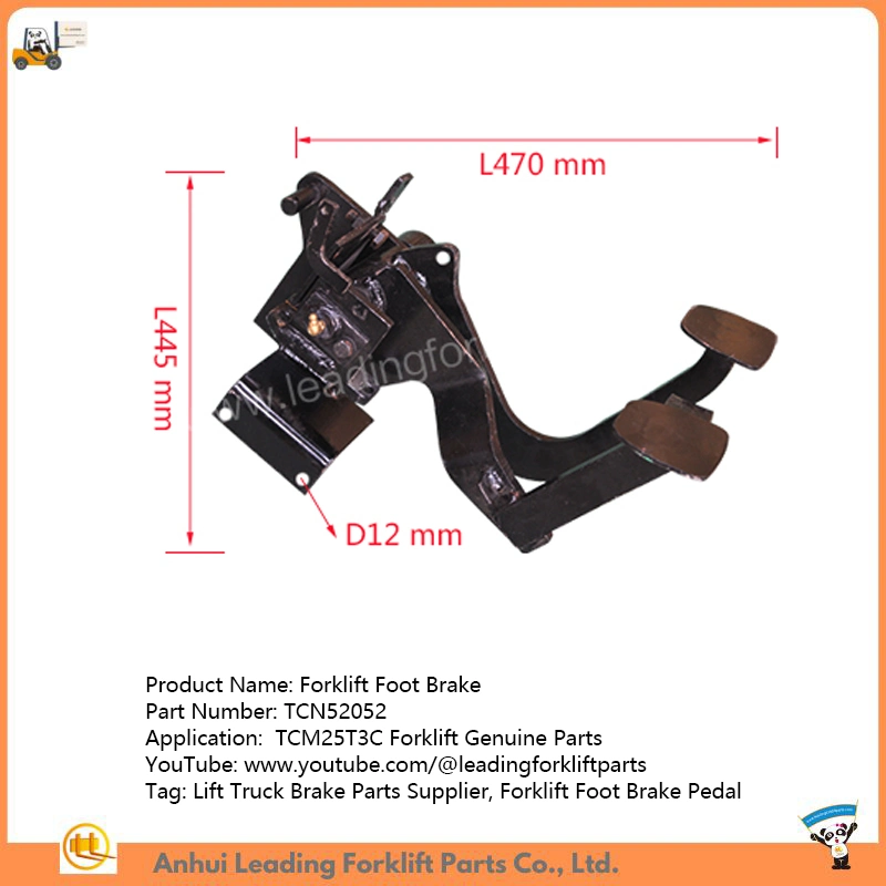 Heli Forklift Foot Brake Pedal Cpcd25 Cpcd30 Lift Truck Brake Parts