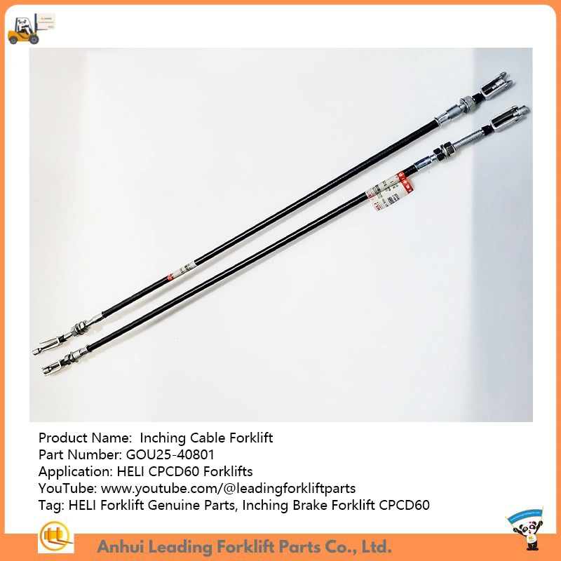 New Forklift Parts Sales Inching Cable for Heli Forklift Brake Parts Cpcd60