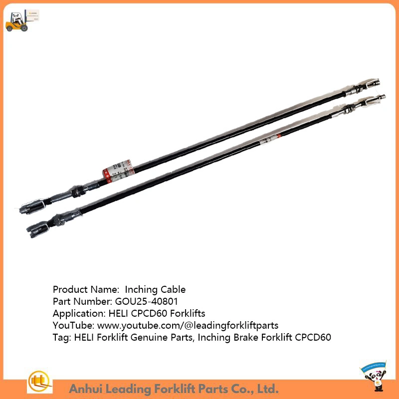 New Forklift Parts Sales Inching Cable for Heli Forklift Brake Parts Cpcd60