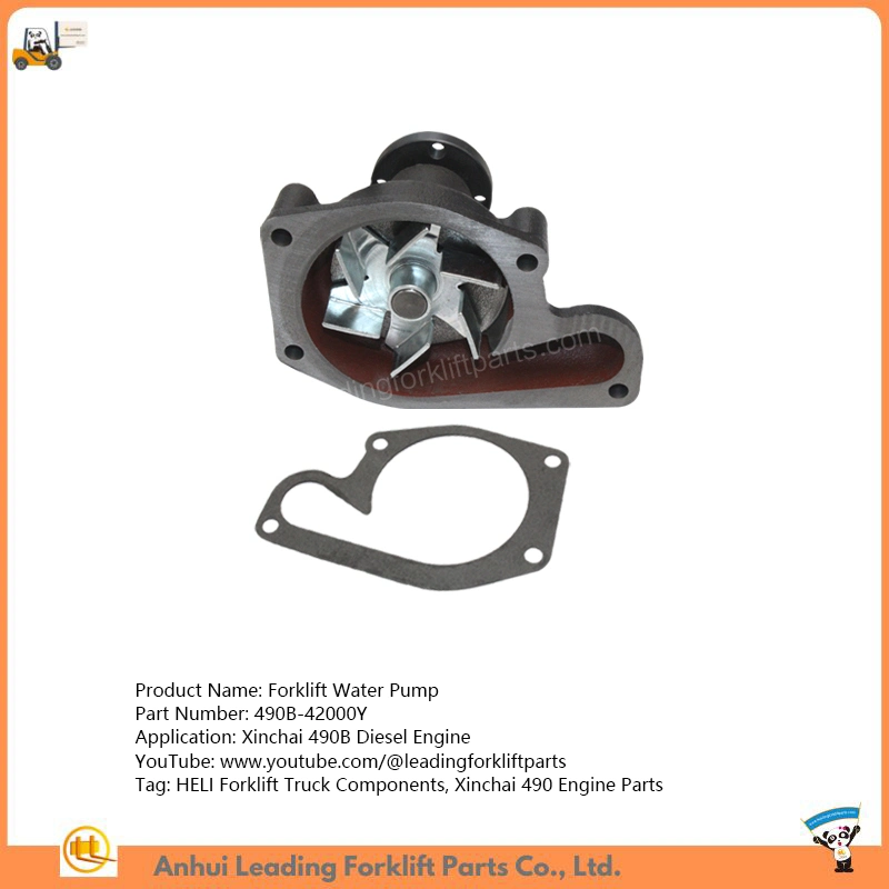 Xinchai 490 Engine Parts Water Pump for Heli Forklift Truck Components