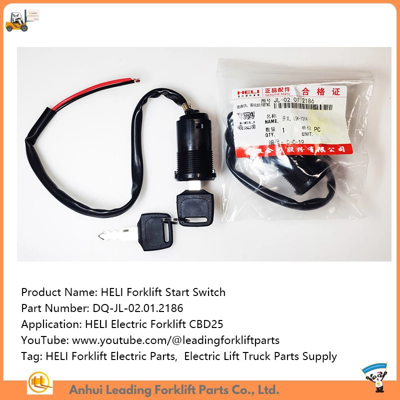 Heli 2.5t Forklift Start Switch Cbd25j Electric Lift Truck Parts Supply