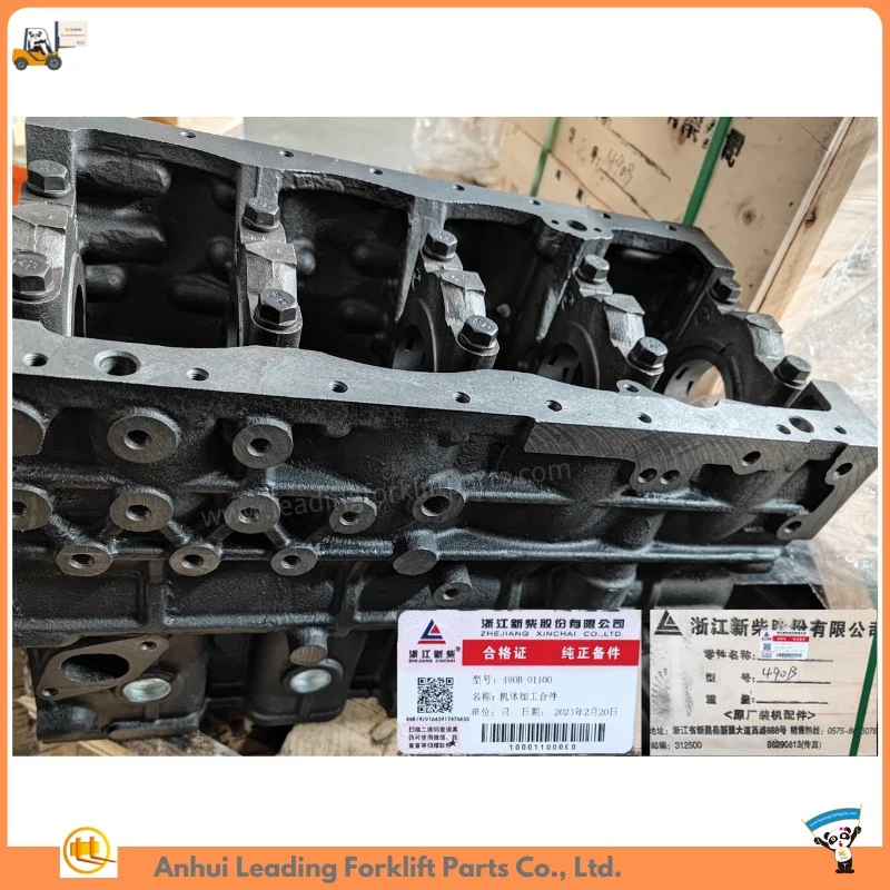 Zhejiang Xinchai 490 Diesel Engine Parts Cylinder Block for Heli Forklift Engine