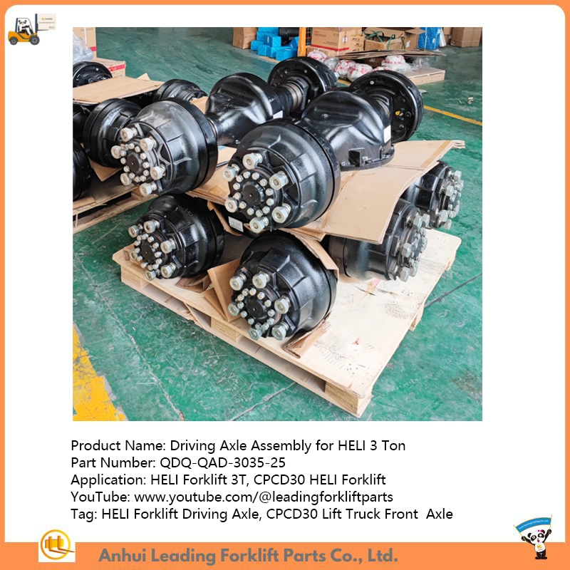 Trục truyền động nâng Heli Forklift Trục trước Cpcd30 xe nâng buồng lái Nhà sản xuất linh kiện