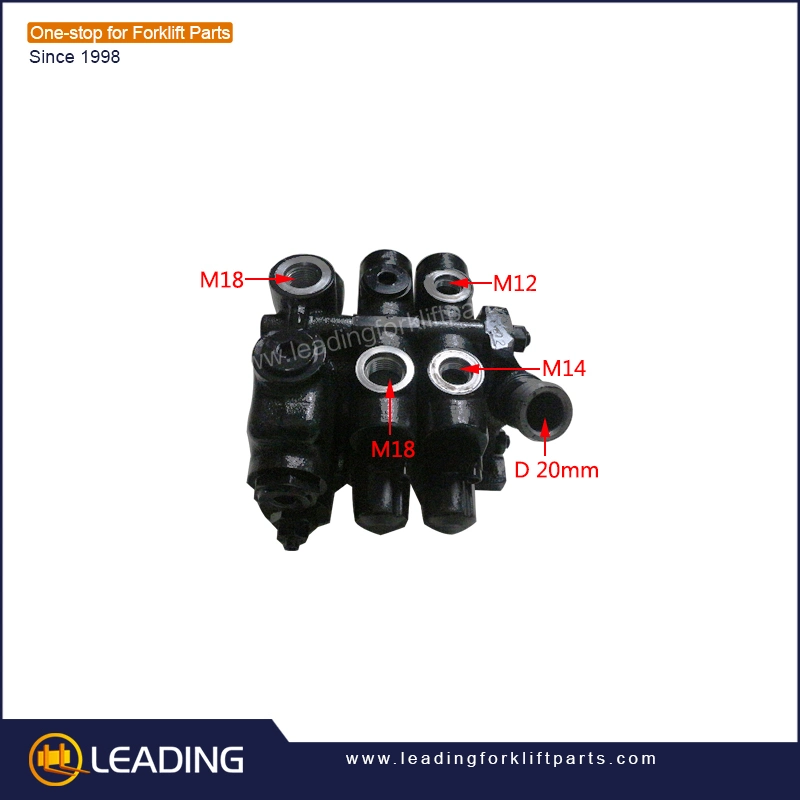 Hydraulic Forklift Solenoid Valve 24V Forklift Multiplex Valve