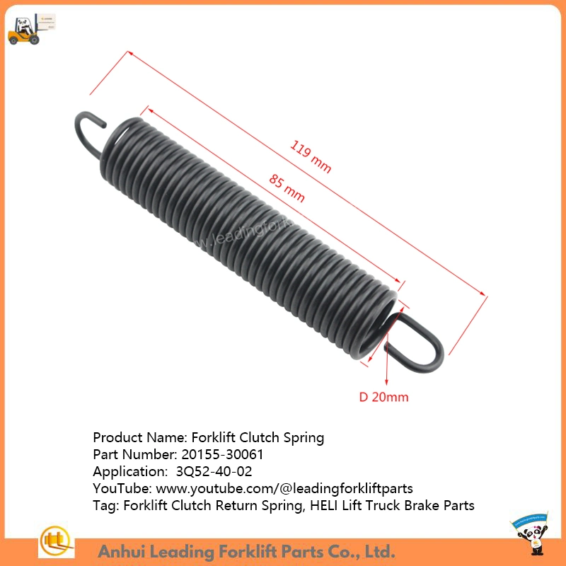 Heli Forklift Brake Shoe Return Spring Cpcd30 Forklift Repair Parts Brake Spring