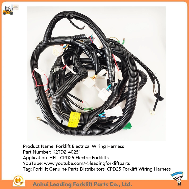 Heli Electric Forklift Parts Distributors Cpd25 Electrical Wiring Harness K2td2-40251