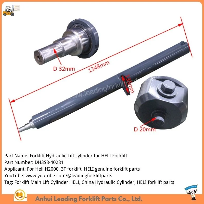 Forklift Power Steering Hydraulic Cylinder for Anhui Heli Forklift H2000 Cpcd30 H24c4-50402s