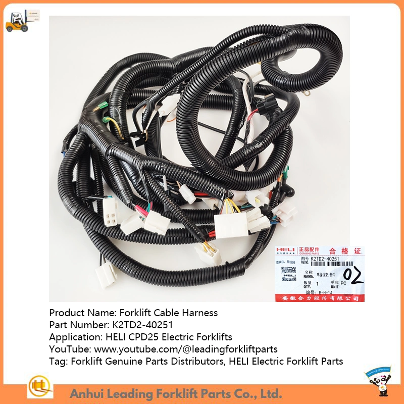 Heli Electric Forklift Parts Distributors Cpd25 Electrical Wiring Harness K2td2-40251