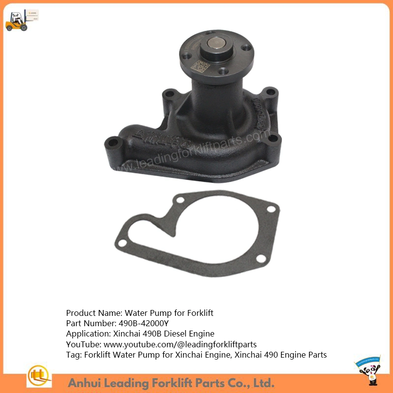 Xinchai 490 Engine Parts Water Pump for Heli Forklift Truck Components