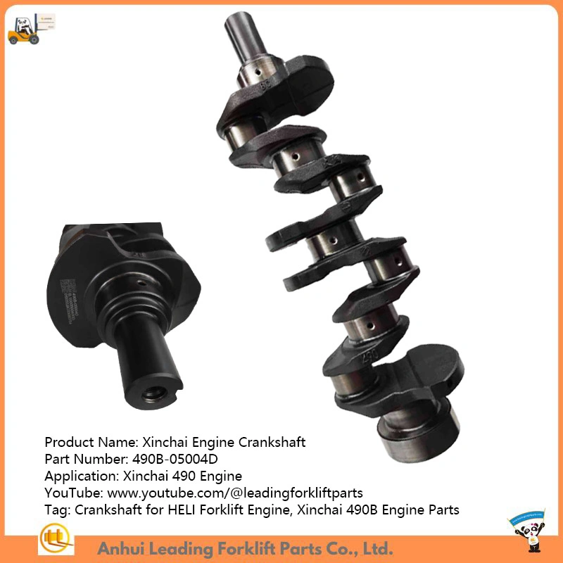 490b-05004D Crankshaft for Xinchai 490 Engine Heli Forklift Engine Parts Supplier