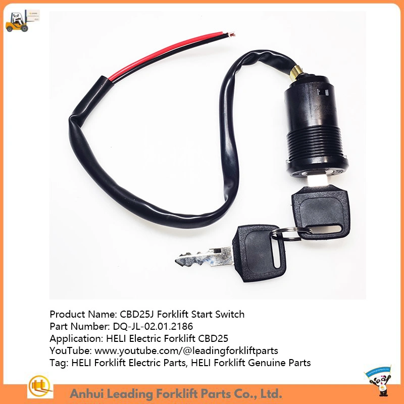 Heli 2.5t Forklift Start Switch Cbd25j Electric Lift Truck Parts Supply