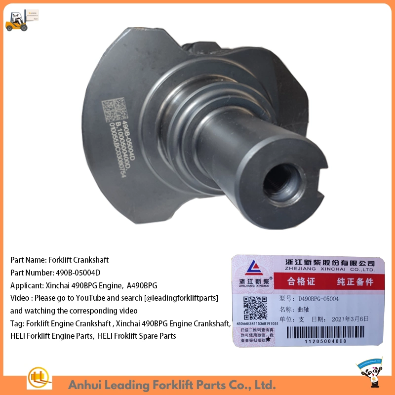 Xinchai 490bpg Engine Crankshaft for Heli Forklift H2000 Cpcd25 Cpcd30