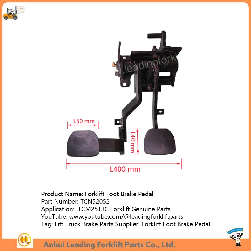 Lift Truck Brake Parts Supplier Tcm Forklift Foot Brake Pedal for Sale