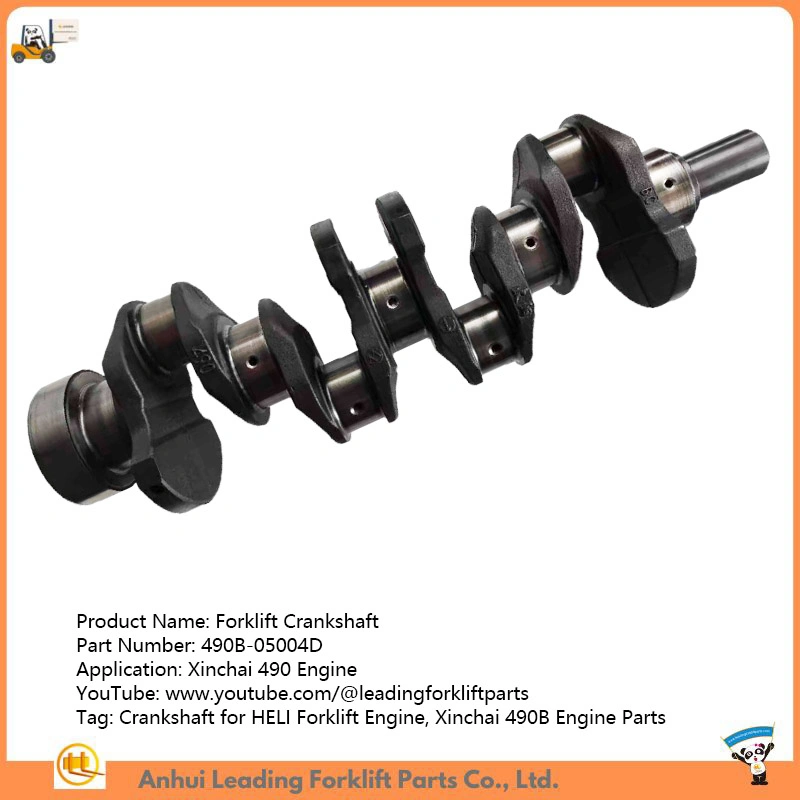 490b-05004D Crankshaft for Xinchai 490 Engine Heli Forklift Engine Parts Supplier