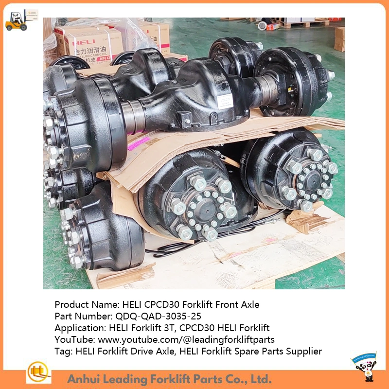 Heli Forklift Drive Axle Front Axle Cpcd30 Aftermarket Lift Truck Parts Manufacturers