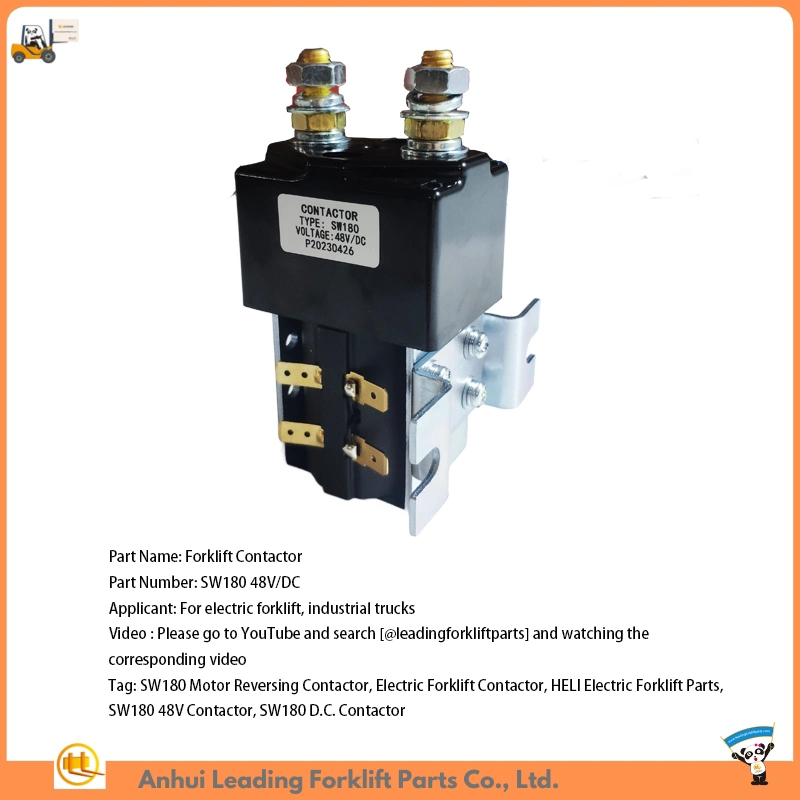 Electric Forklift Parts 48V 200A Sw180 Contactor