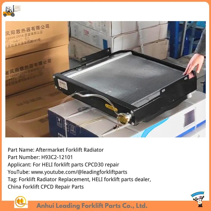 Aftermarket Forklift Radiator From Heli Spare Parts Dealer China Forklift Cpcd30 Repair