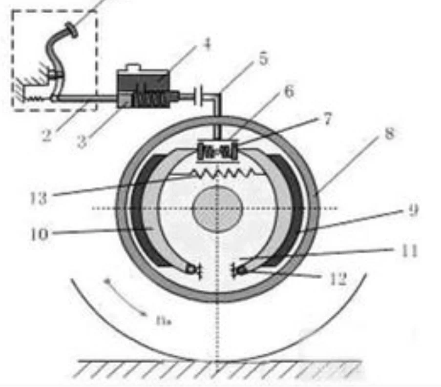 Forklift Brake Drum Parking Brake on Forklift 22673-02031 for Heli Cpcd25 Cpcd30